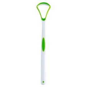 1/3/5pcs Tongue Scraper Oral Cleaner Brush Fresh Breath Cleaning Coated Toothbrush Hygiene Care Tools (Number of Pieces: Combo, Color: Green)