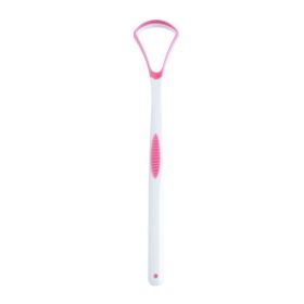 1/3/5pcs Tongue Scraper Oral Cleaner Brush Fresh Breath Cleaning Coated Toothbrush Hygiene Care Tools (Number of Pieces: Combo, Color: Red)
